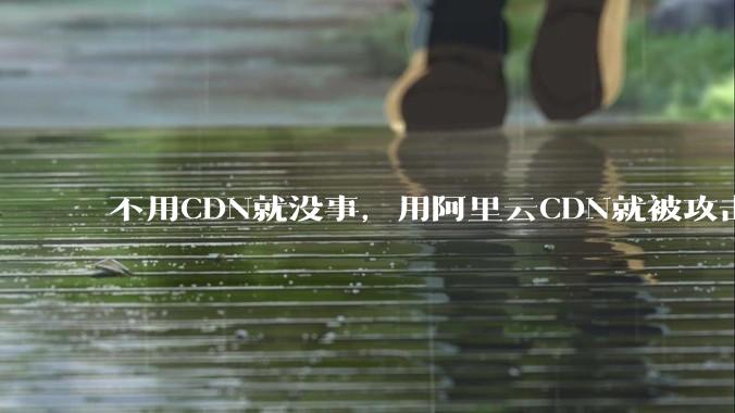 不用CDN就没事，用阿里云CDN就被攻击刷流量，阿里云表示证明不了就要用户买单，如何看到这种行为？